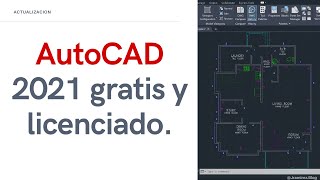 ✅ INSTALA AutoCAD 2021 GRATIS y LICENCIADO POR 1 AÑOS ► LICENCIA PARA ESTUDIANTES [upl. by Ainivad]