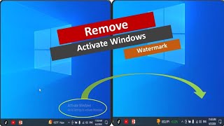 How to remove Activate Windows watermark in windows 10 [upl. by Tutt473]