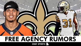 NEW Justin Simmons Update In New Orleans Saints Free Agency [upl. by Rainger]