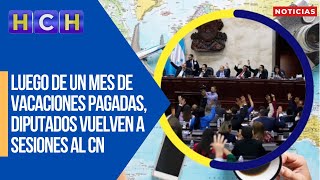 Luego de UN MES DE VACACIONES PAGADAS diputados vuelven a sesiones al CN [upl. by Loriner224]