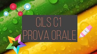 CILS C1  Giugno 2014  Prova Orale [upl. by Yul200]