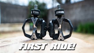 First Ride on the Favero Assioma Power Meter Pedals [upl. by Rehttam]