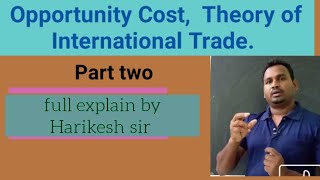 Haberlers Opportunity Cost Theory  part twoOf International Trade mec 007 ignou upscugc net [upl. by Gnak]