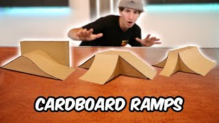 DIY Cardboard Fingerboard Ramps [upl. by Hendrik956]