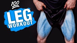 The 💯 Leg Workout MOST EFFECTIVE [upl. by Yesdnil916]