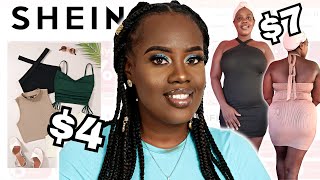 SHEIN SPRING Try On Haul  TRENDY BASICS UNDER 20 Bodysuits Halter Tops Bodycon Dresses [upl. by Eislehc639]