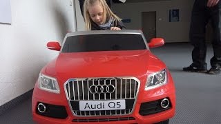 Elektro Kinderauto Kinderfahrzeug AudiQ5 im EURONICS Test [upl. by Tuhn478]