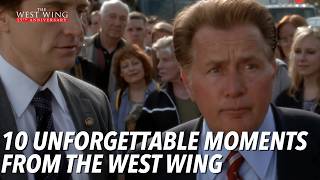 10 Unforgettable Moments  The West Wing [upl. by Fiester]