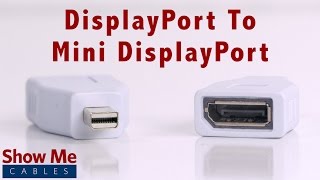 High Definition DisplayPort to Mini DisplayPort Adapter  Makes Video Easy 2916 [upl. by Aihtiekal]