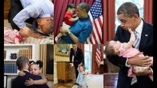 Mr Obama Loving Movement With Kids [upl. by Usanis]