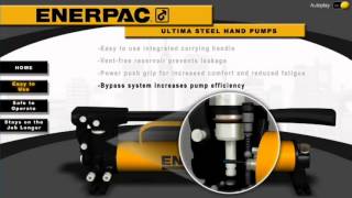 Enerpac Ultima Steel Hand Pump [upl. by Timothee336]