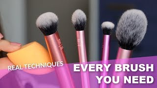 The Best Makeup Brushes from Real Techniques  Bailey B [upl. by Arit134]