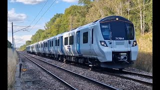 Trains between Gordon Hill and Crews Hill Stations [upl. by Alitha825]