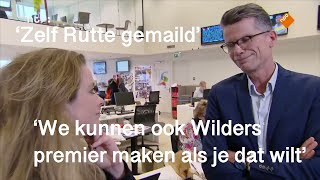 Hans Nijenhuis hoofdredacteur AD zelf Rutte gemaild we kunnen ook Wilders premier maken [upl. by Davidde209]