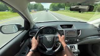 2013 Honda CRV 24 4 Cylinder AWD POV Test Drive [upl. by Isdnyl]