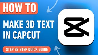 How to make 3D Text in Capcut on PC amp MAC 2024 Easy Tutorial [upl. by Anaeda709]