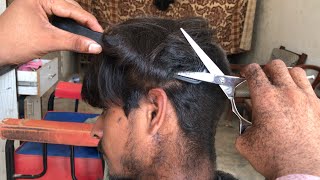 How To Scissors Haircut  Best scissors Cut ASMRBARBER alihydersalon [upl. by Alene107]