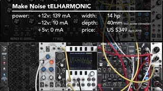 Make Noise tELHARMONIC 15 Overview Setting Up LMS EE [upl. by Edorej]