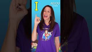 Learn Vowels Song for Kids Official VideoLearn the vowels AEIOU with Patty Shukla Singalong short [upl. by Adaj]