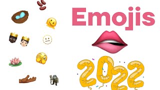 Emojis 2022  Quels sont les nouveaux emojis diOS 154 sur iPhone et leurs significations [upl. by Yorgen]