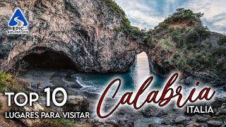 Calabria Italia Los 10 Lugares y Cosas para Visitar  Guía de Viaje en 4K [upl. by Avelin]