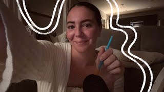 ASMR whispered sleep affirmations  mic brushing 💌 [upl. by Trocki]