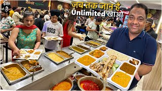 Unlimited Food Buffet at Rs 169 😍 Street Food India  25 Spl Items [upl. by Ardet737]