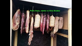 Afumaturi traditionale de Craciun din carne de porc acasa la familia Bradea [upl. by Eimmot535]