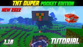 Minecraft  TNT Duplicator  Pocket Edition  Make Tnt Duper Minecraft Pe  118 [upl. by Refennej]