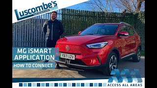 MG iSmart Application on the MG ZS EV 2022  How to connect walkthrough [upl. by Schargel]