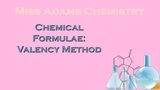 National 5 Chemical Formulae Valency Pictures [upl. by Adon]