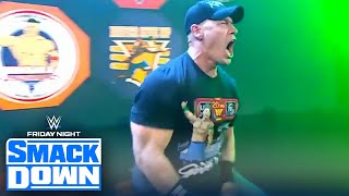 John Cena and Roman Reigns’ Friday Night SmackDown entrances  WWE on FOX [upl. by Fitzpatrick]