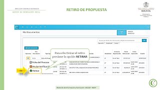 44 RETIRO DE PROPUESTAS ELECTRÓNICAS EN CONTRATACIONES PÚBLICAS EN EL SICOES [upl. by Ahsikal801]