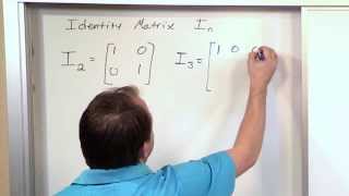 Special Matrices in Linear Algebra [upl. by Collier]