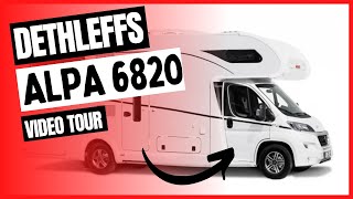 The best Dethleffs motorhome available  Full review of the Alpa 6820 [upl. by Eilata]