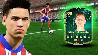 86 NO PRESSURE EVOLUTION MARCOS LLORENTE PLAYER REVIEW  EA FC 25 ULTIMATE TEAM [upl. by Pinkham]