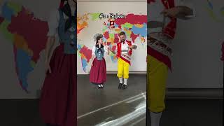 3 danses traditionnelles  3 traditional dances 🇭🇺 🇨🇭 🇨🇦 shorts dance folkdance folkcostume [upl. by Yelmene239]