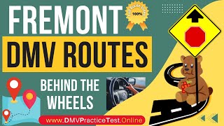 DMV Fremont Driving Test Route  Actual Route for the Driving test 2023 [upl. by Dachi]