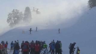 Helicopter landing to pick up injured skier  Zillertal Austria 2012 [upl. by Etteraj362]