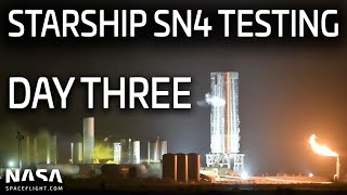 Replay Starship SN4 Testing From SpaceXs Boca Chica Launch Site [upl. by Notreve]