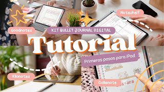 Primeros Pasos 🤍✨ Kit Bullet Journal Digital en iPad iOS [upl. by Kcub]