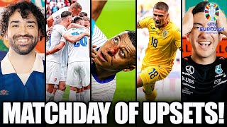 A BLOODY AFFAIR France Defeats Austria Slovakia Stuns Belgium amp Romania Shocks Ukraine  EURO 2024 [upl. by Aifos]