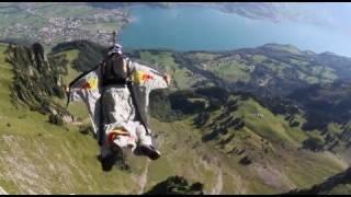 Wingsuit Gliding through the Crack Gorge in Switzerland [upl. by Atwater532]