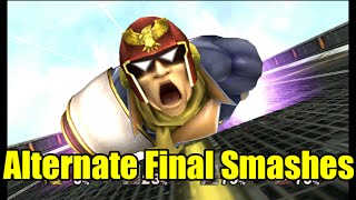 Captain Falcon Tries New Alternate Ways For His Final Smash Mods Super Smash Bros BrawlProject M [upl. by Ennylyak]