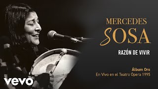 Mercedes Sosa  Razón De Vivir En Directo  Teatro Ópera Diciembre 1995 [upl. by Kcirrej]