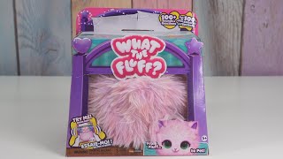 What the Fluff Purr’n Fluff Surprise Reveal Interactive Toy Pet [upl. by Imhskal]