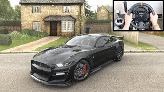 Forza Horizon 4 Ford Mustang Shelby GT500 Steering Wheel  Shifter Gameplay [upl. by Qahsi]