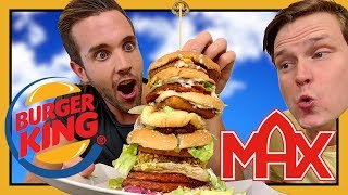 Hur smakar MAX amp BURGER KINGS Hamburgare tillsammans [upl. by Ryan]