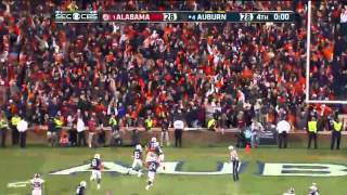 Alabama Missed Field Goal Returned for Auburn Game Winning Touchdown [upl. by Harriette]