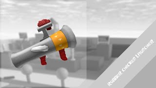 Chicken Clucking  Rubber Chicken Launcher  Roblox [upl. by Natassia]